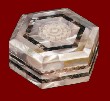 Click  to see enlarged picture of this gift HEXAGONAL JEWELRY BOXES
